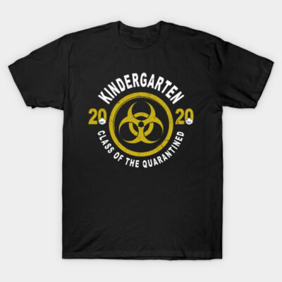 Kindergarten 2020 Class Of The Quarantined Graduation T-Shirt by KiraT