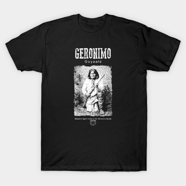 Black graphic t-shirt with historical print, vintage style, comfortable cotton material, ideal for casual wear.
