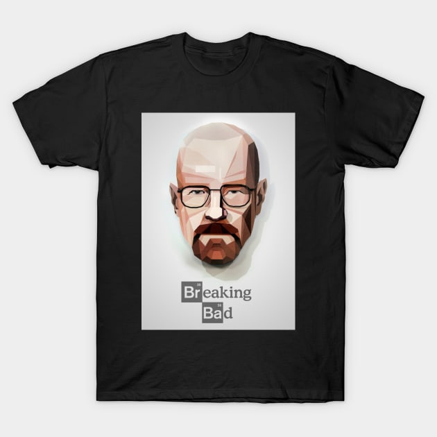 Black graphic T-shirt featuring geometric design and text, casual wear, cotton material, ideal for fans and collectors.