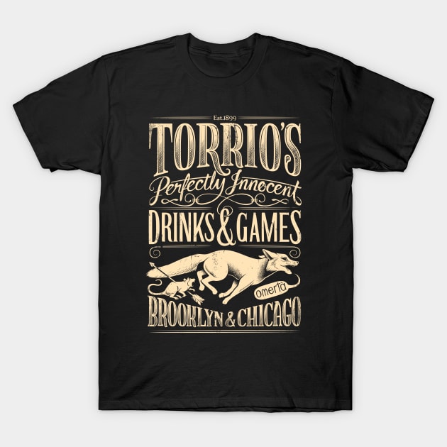 Black graphic t-shirt with vintage-style text and illustration, ideal for casual wear, made from soft cotton fabric.