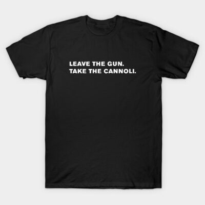 Black cotton t-shirt with white text print, casual style, perfect for everyday wear.