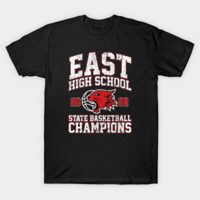 East High School State Basketball Champions T-Shirt by huckblade