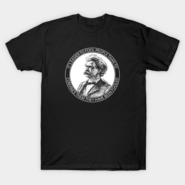 Black T-shirt with vintage graphic and quote, casual style, soft cotton material, perfect for everyday wear.