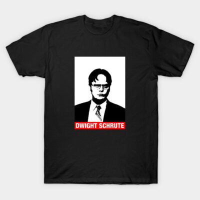 Black graphic t-shirt featuring bold design with text, casual style, ideal for fans of iconic TV shows.