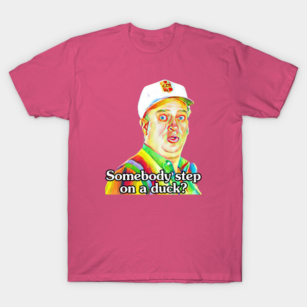 Pink cotton T-shirt with humorous graphic and text, casual wear, unisex design, ideal for gifting or everyday use.