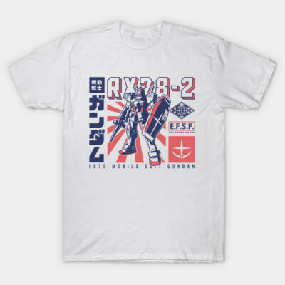 327 EFSF Gundam wide T-Shirt by Yexart