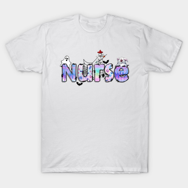 Halloween Nurse, Nurse, Halloween Nursing, Cute Nurse, Nursing Student, Er Nurse T-Shirt by Steff Speleers