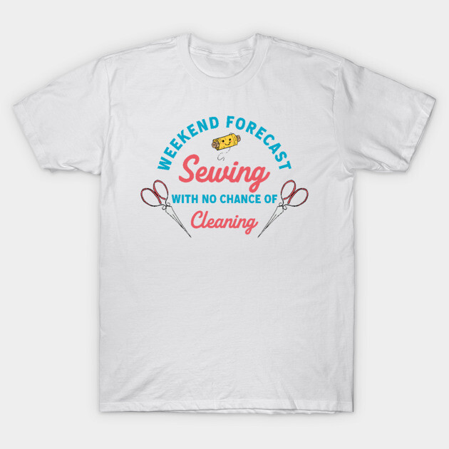 Cute Sewing Weather Design T-Shirt by SWON Design