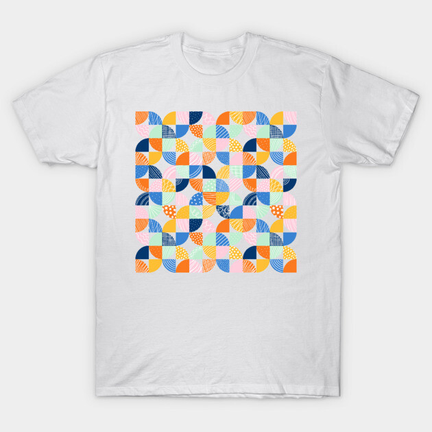 Modern quilt pattern T-Shirt by Stolenpencil