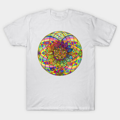 FLOWER of LiViNG T-Shirt by ARTofDiNo.com & SAVE eARTh.us