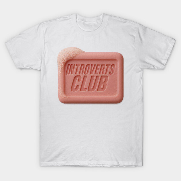 Introverts club T-Shirt 1 Introverts club T-Shirt by valsevent