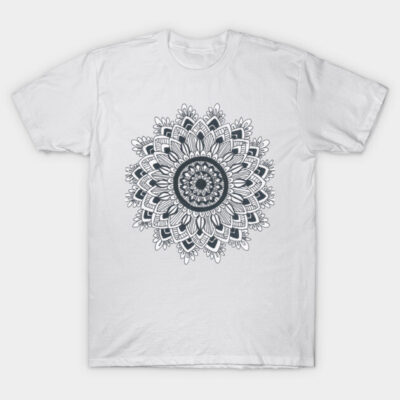 Flower Mandala T-Shirt by Artbynikitachawda