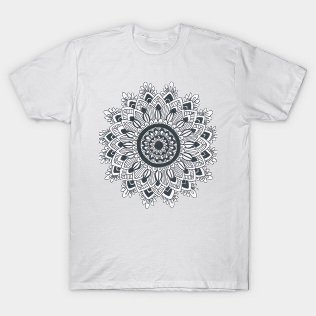 Flower Mandala T-Shirt 1 Flower Mandala T-Shirt by Artbynikitachawda