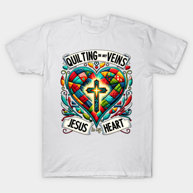 Quilting Enthusiast - Creative Patchwork Patterns T-Shirt by Opalheart42