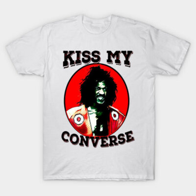 Kiss My Converse Sho Nuff T-Shirt by Kornelia Henke