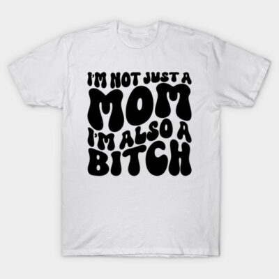 White T-shirt with bold black text, casual style, cotton material, humorous graphic design, perfect for informal wear.