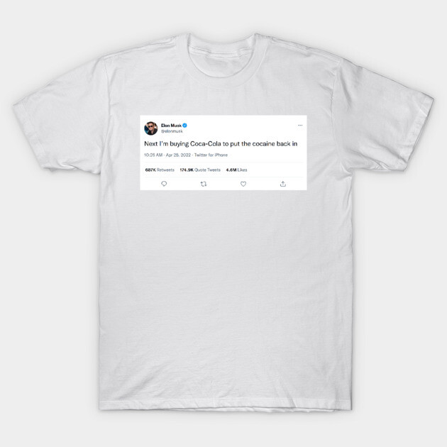 White cotton T-shirt with humorous printed text design, casual wear, unisex style, perfect for everyday comfort.