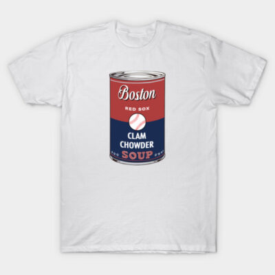Boston Red Sox Soup Can T-Shirt by Rad Love