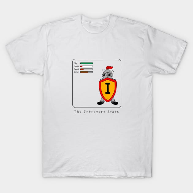The Introvert personality T-Shirt by wordspotrayal