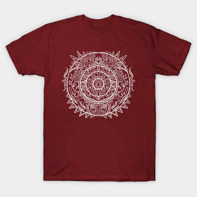 Weird Mandala 1 T-Shirt 1 Weird Mandala 1 T-Shirt by Manfish Inc.