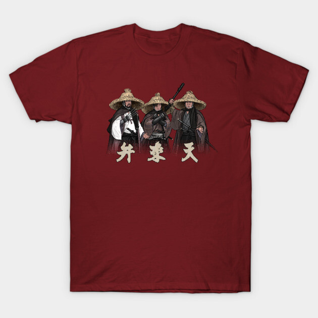 Hidari Brothers in Kanji T-Shirt by PreservedDragons