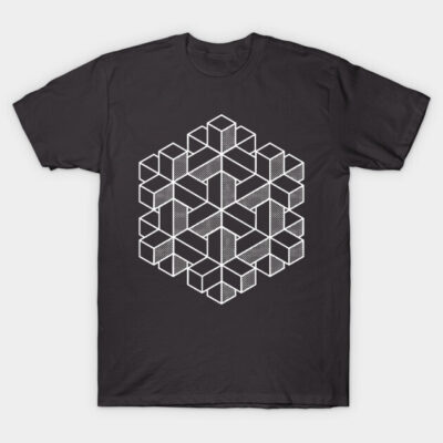 Impossible Hexagon T-Shirt by jeffmerrick