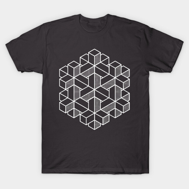 Impossible Hexagon T-Shirt by jeffmerrick