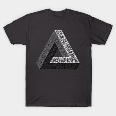 M. C. Escher Triangle T-Shirt by TRIME