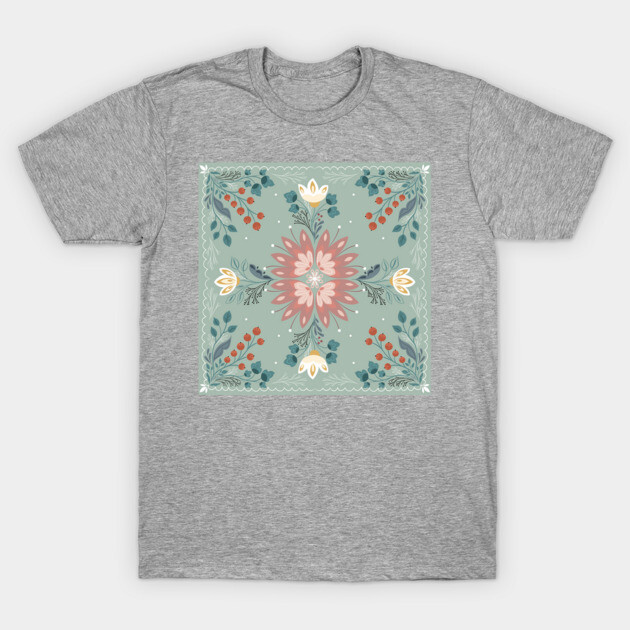 Green Garden T-Shirt 1 Green Garden T-Shirt by aliwishes