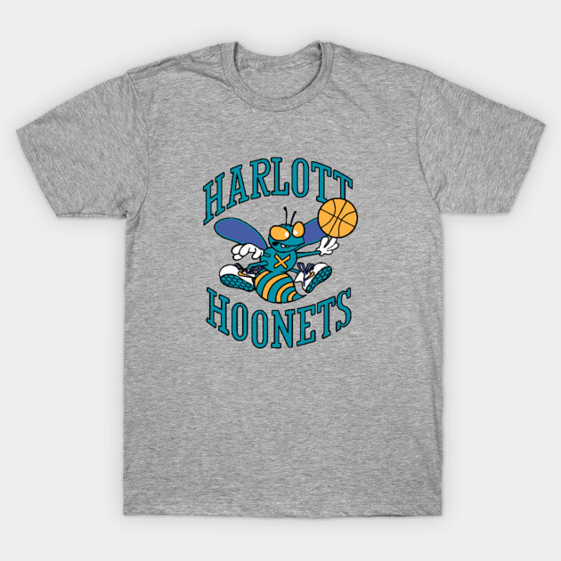Gray t-shirt featuring a playful basketball-themed insect graphic, ideal for casual wear and sports fans.