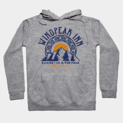 Windpeak Inn Hoodie by MindsparkCreative