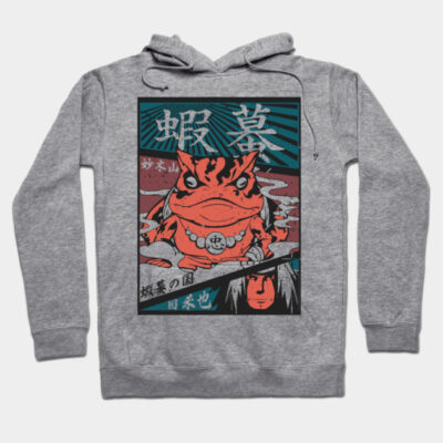 Jiraiya Toad Sage Anime Fanart Hoodie by Planet of Tees