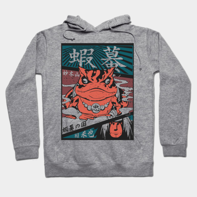 Jiraiya Toad Sage Anime Fanart Hoodie by Planet of Tees