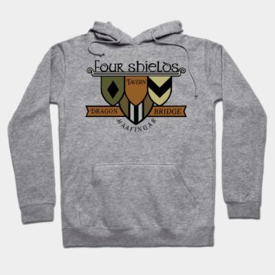 Four Shields Tavern Hoodie by MindsparkCreative