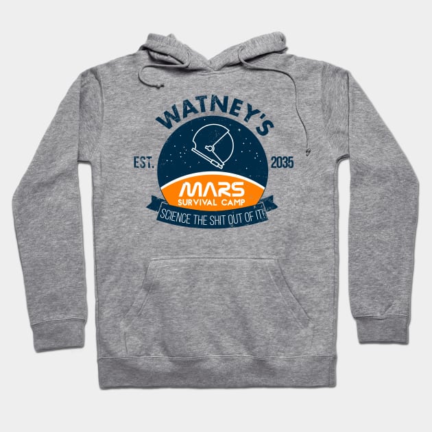 Watney's martian survival camp Hoodie by Hoppo