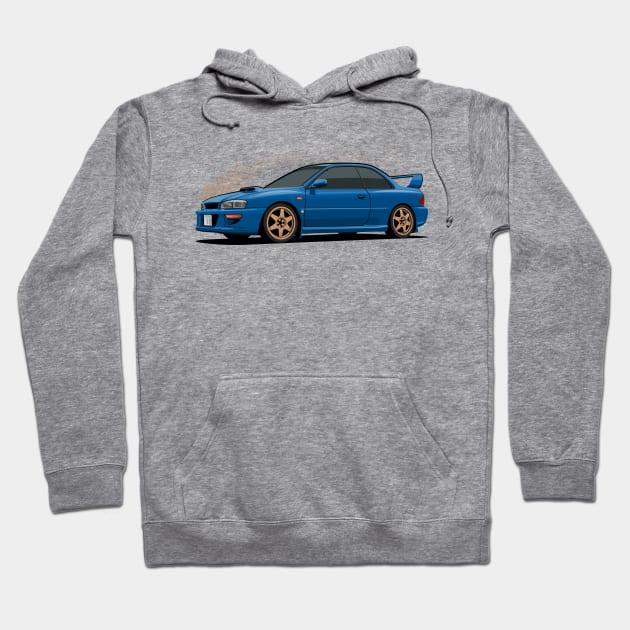 WRC Car Hoodie by icemanmsc