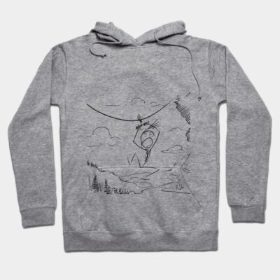 Zip-line Stick Hoodie by Rick714