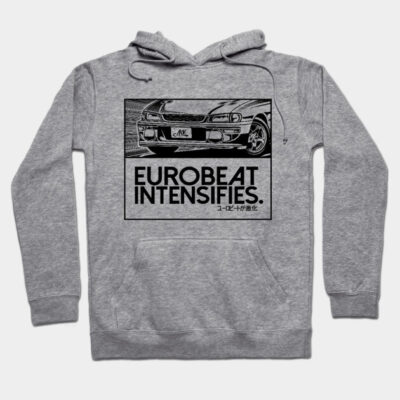 EUROBEAT INTENSIFIES - WRX STI Coupe Type R Version GC8F Hoodie by ARVwerks