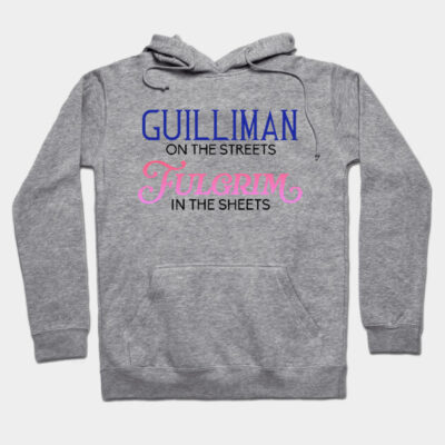 Gray cotton hoodie with playful text design, featuring blue and pink lettering. Casual wear, cozy and stylish.