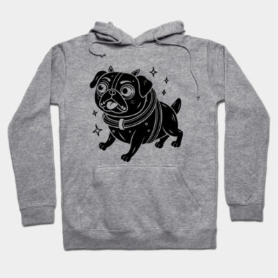 Stellar Pup black Hoodie by fadialyaldani