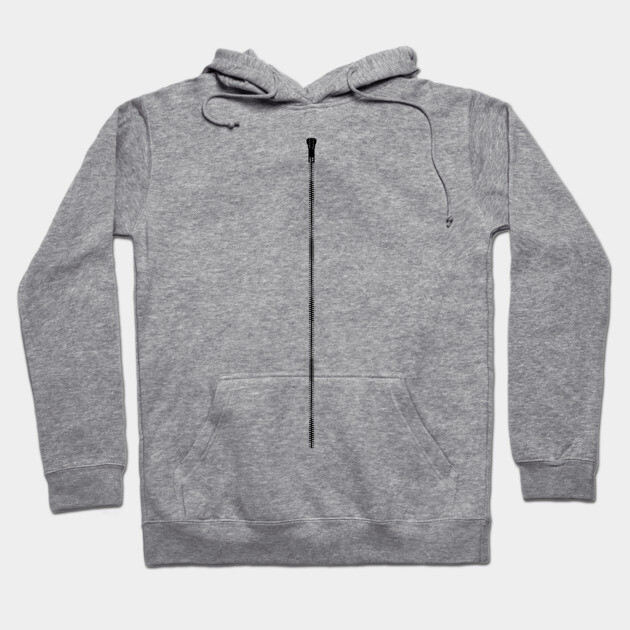 Gray zippered hoodie with drawstrings, front pocket, casual style, cotton blend, ideal for everyday wear.