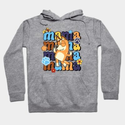 Gray hoodie with colorful cartoon design, perfect for casual wear. Made from soft, comfortable material, ideal for all ages.