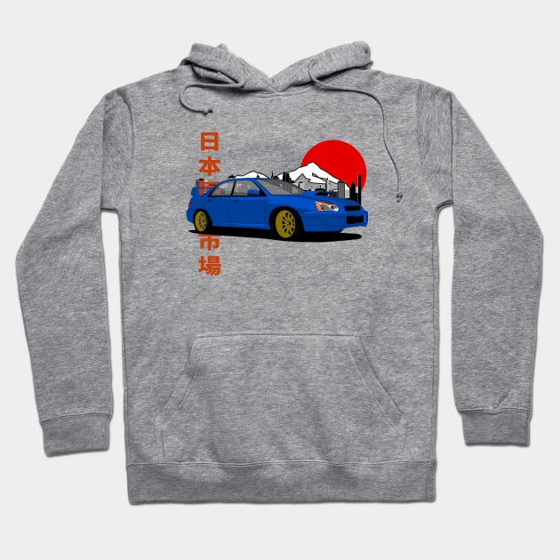 Subaru Impreza 2005-2008 JDM Style Hoodie by Rebellion Store