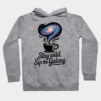 Galaxy Coffee Swirl Tee – Cosmic Brew Hoodie by Colarts
