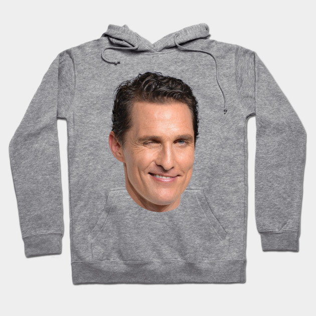 Matthew McConaughey's Head Hoodie by imbshappie@gmail.com
