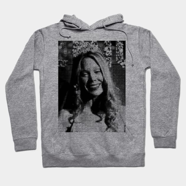 Gray cotton hoodie with a printed graphic design, casual style for everyday wear.