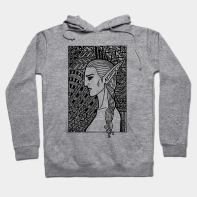 Sindar scrolls Hoodie by Bazuraka