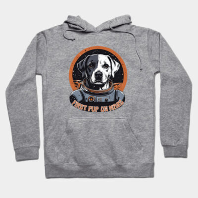 🪐 First Pup on Mars – Interstellar Canine Explorer Tee Hoodie by yamit