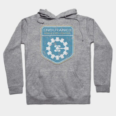 Interstellar Mission Patch (distressed version) Hoodie by GraphicGibbon