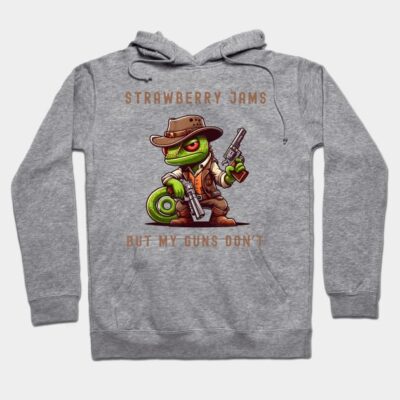 Strawberry Jams But My Guns Don't Funny Meme Hoodie by ITALYVIN